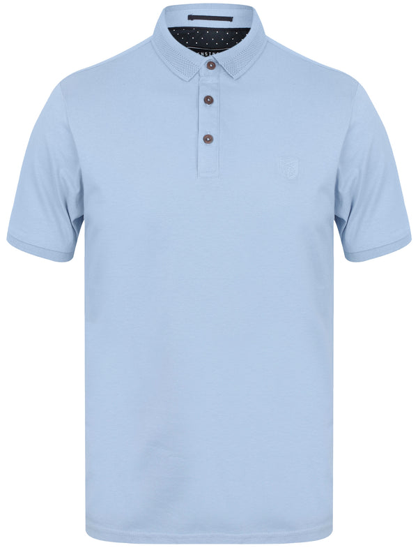 Ranelagh Cotton Polo Shirt In Placid Blue - Kensington Eastside