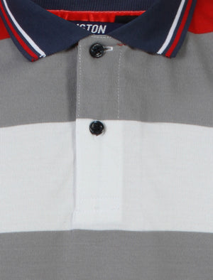 Cotton Rich Jersey Polo Shirt in Cranberry - Kensington Eastside