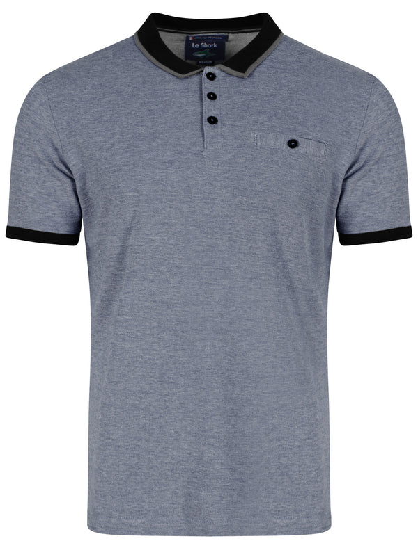 Buckley Polo Shirt in Black - Le Shark
