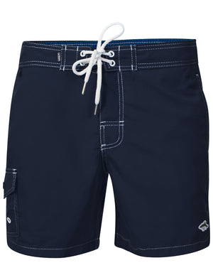Juanita Swim Shorts in Midnight Blue - Le Shark