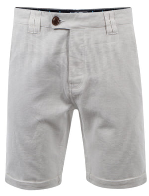 Le Shark Damien White cotton shorts