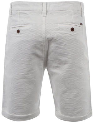 Le Shark Damien White cotton shorts