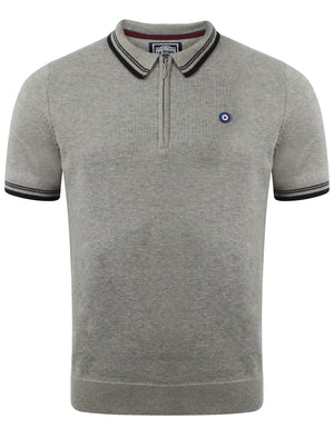 Le Shark Parker Grey Knitted Polo