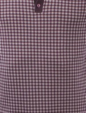 Men's Le Shark Perry Purple Long Sleeved  Polo Shirt