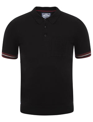 Men's Le Shark Piers Black Polo Shirt