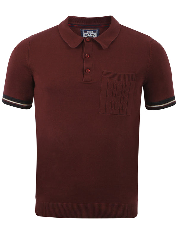 Men's Le Shark Piers Oxblood  Polo Shirt
