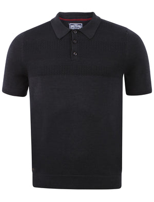 Le Shark Richie Navy Knitted Polo Shirt