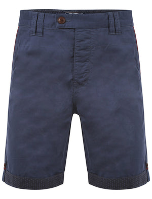 Le Shark Blue Cotton Shorts