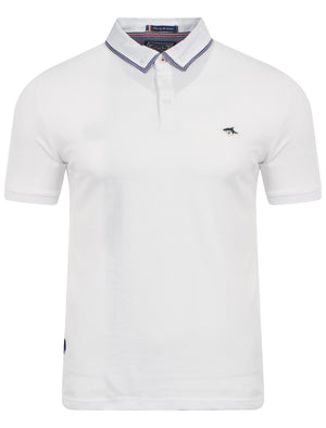 Le Shark Ainsworth white polo shirt