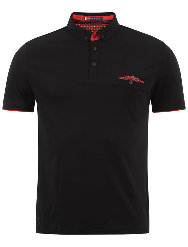 Le Shark Albion Black polo shirt