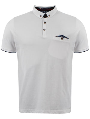 Le Shark Albion White polo shirt