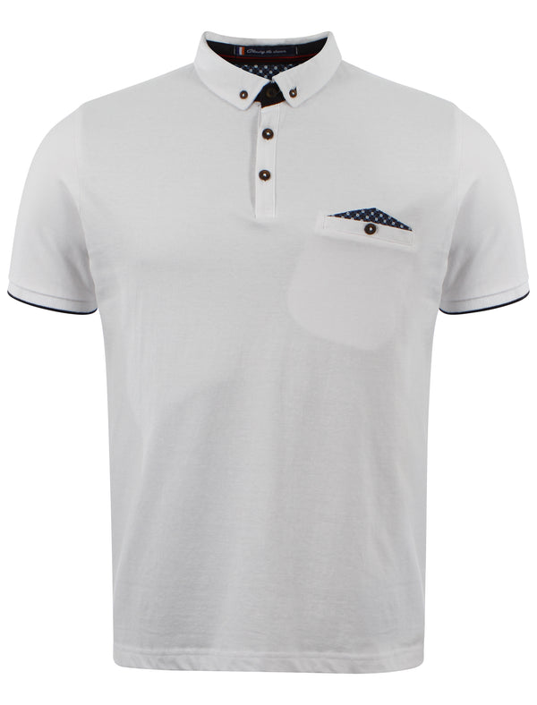 Le Shark Albion White polo shirt