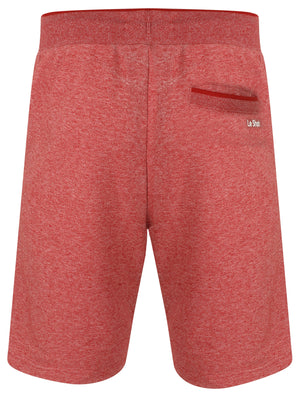 Anchor Fleck Loop Back Fleece Jogger Shorts In Red Le Shark Tokyo Laundry