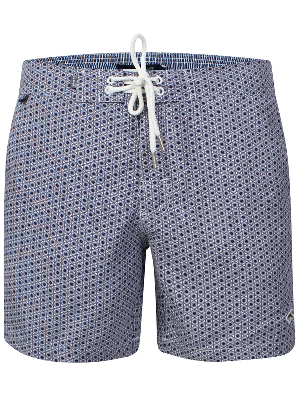 Barrette Swim Shorts in Biro Blue - Le Shark