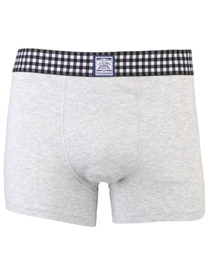 Boxers Shorts Set in Blue / Light Grey Marl - Le Shark