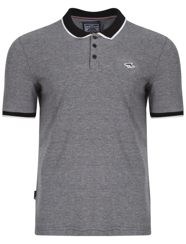 Le Shark Bramshaw black polo shirt
