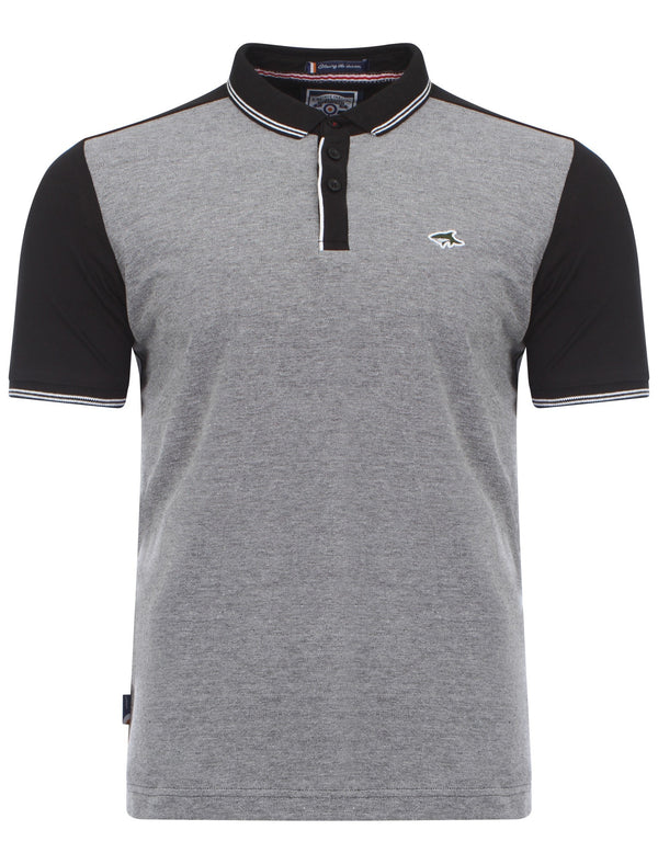 Le Shark Brewer black polo shirt