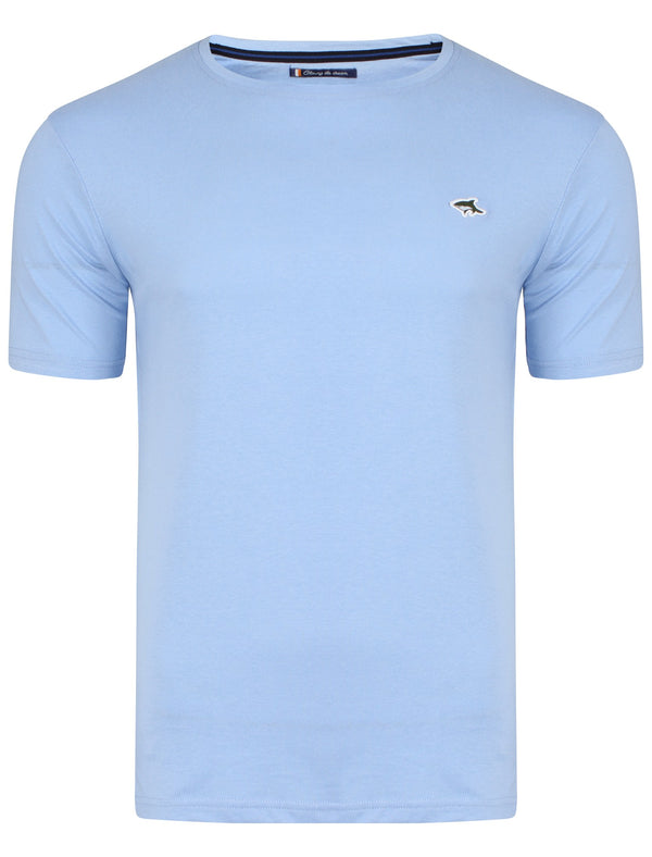 Bridstow Basic Crew Neck Tee in Blue - Le Shark