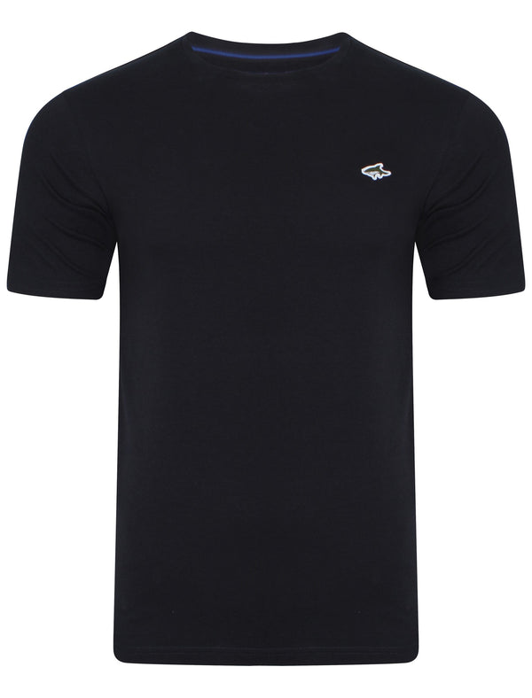 Bridstow Basic Crew Neck Tee in Navy - Le Shark