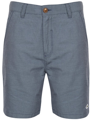 Bromley Tailored Cotton Shorts in Filafil Blue - Le Shark