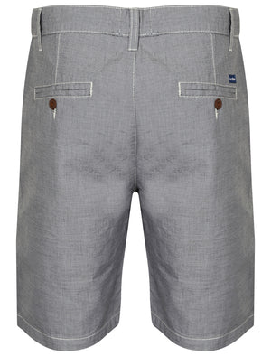 Bromley Tailored Cotton Shorts in Filafil Grey - Le Shark