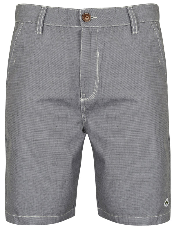 Bromley Tailored Cotton Shorts in Filafil Grey - Le Shark