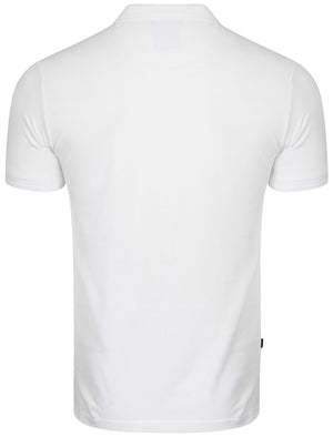 Byland 2 Piqué Polo Shirt in Optic White - Le Shark
