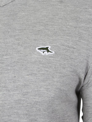 Byland Polo Shirt in Grey Marl - Le Shark
