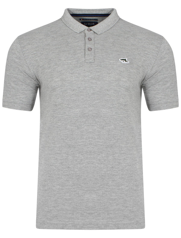Byland Polo Shirt in Grey Marl - Le Shark