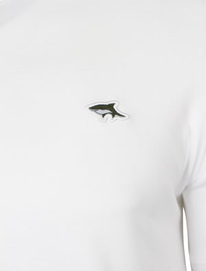 Byland Polo Shirt in White - Le Shark