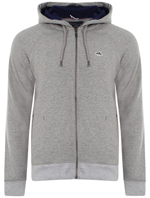 Le Shark Castlands zip up hoodie in grey