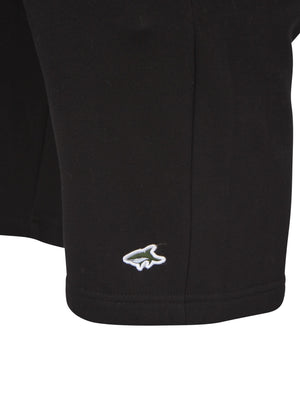 Cheney Jersey Shorts in Black - Le Shark