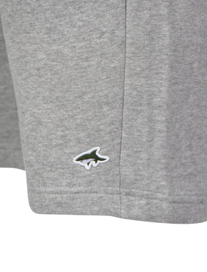 Cheney Jersey Shorts in Grey Marl - Le Shark