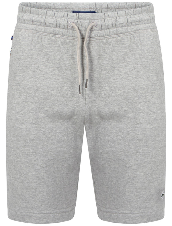 Cheney Jersey Shorts in Grey Marl - Le Shark