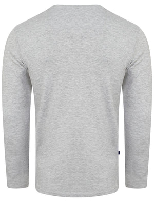 Chiltern Long Sleeve T-Shirt in Light Grey Marl - Le Shark
