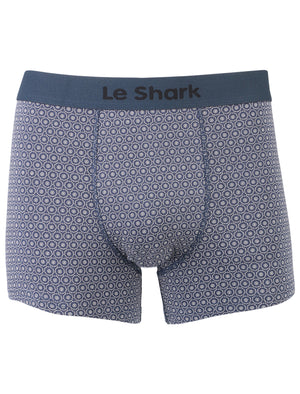 Chords Boxer Short Set in Mood Indigo - Le Shark