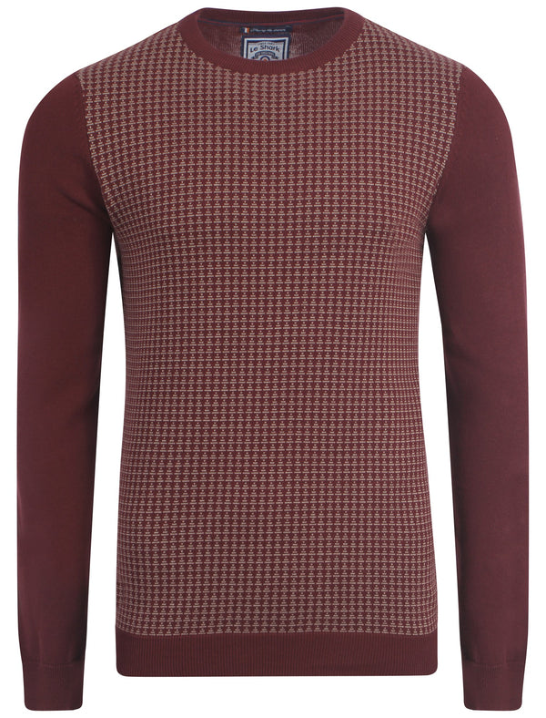 Le Shark Daviman oxblood jumper