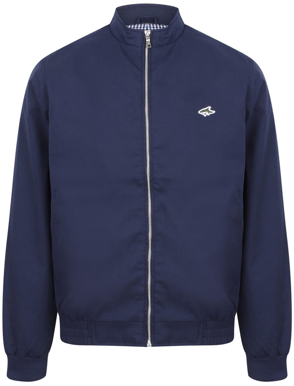 Frederick Harrington Bomber Jacket In Biro Blue - Le Shark
