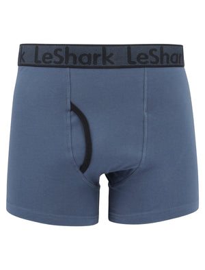 Glasshouse (2 Pack) Sports Boxer Shorts Set in Bijou Blue / Red - Le Shark