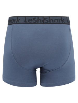 Glasshouse (2 Pack) Sports Boxer Shorts Set in Bijou Blue / Red - Le Shark
