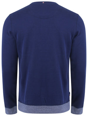 Men's soft basic blue sweatshirt - Le Shark