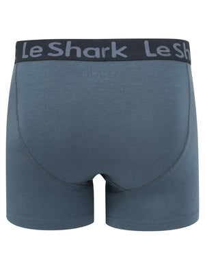 Harv Lake (2 Pack) Boxer Shorts Set in Vintage Indigo / True Navy - Le Shark