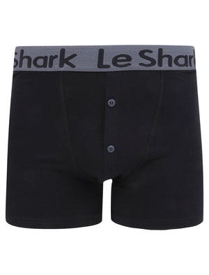 Harv Lake (2 Pack) Boxer Shorts Set in Vintage Indigo / True Navy - Le Shark