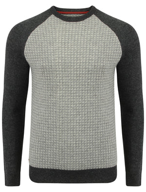 Le Shark Jepson charcoal lambswool jumper