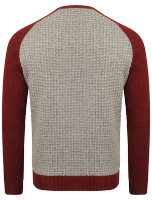 Le Shark Jepson red lambswool jumper