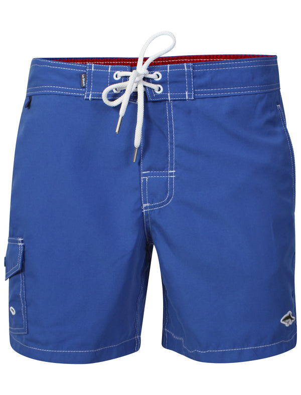 Juanita Swim Shorts in Vespa Blue - Le Shark