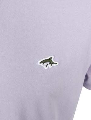 Kingshold Cotton Jersey Henley T-Shirt in Languid Lavender - Le Shark