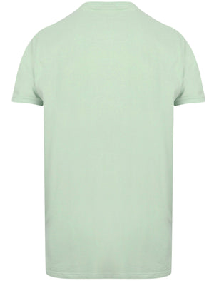 Kingshold Cotton Jersey Henley T-Shirt in Silt Green - Le Shark