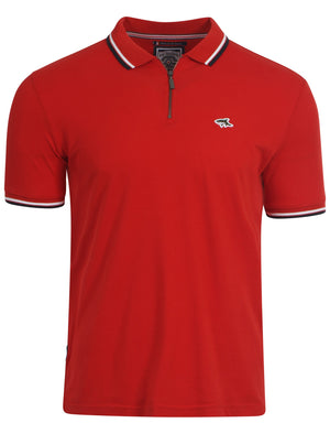 Le Shark Lansdown red polo shirt
