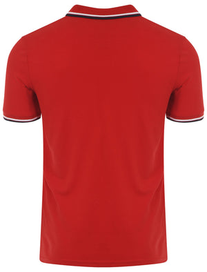Le Shark Lansdown red polo shirt